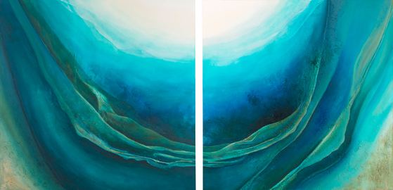 Blue Whole (diptych)